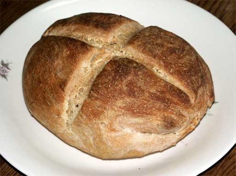 Fare il pane - Pagnotta a croce - Cibo è Salute